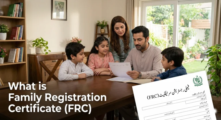 Family Registration Certificate (FRC) – NADRA Online Check, Fee, PDF Download